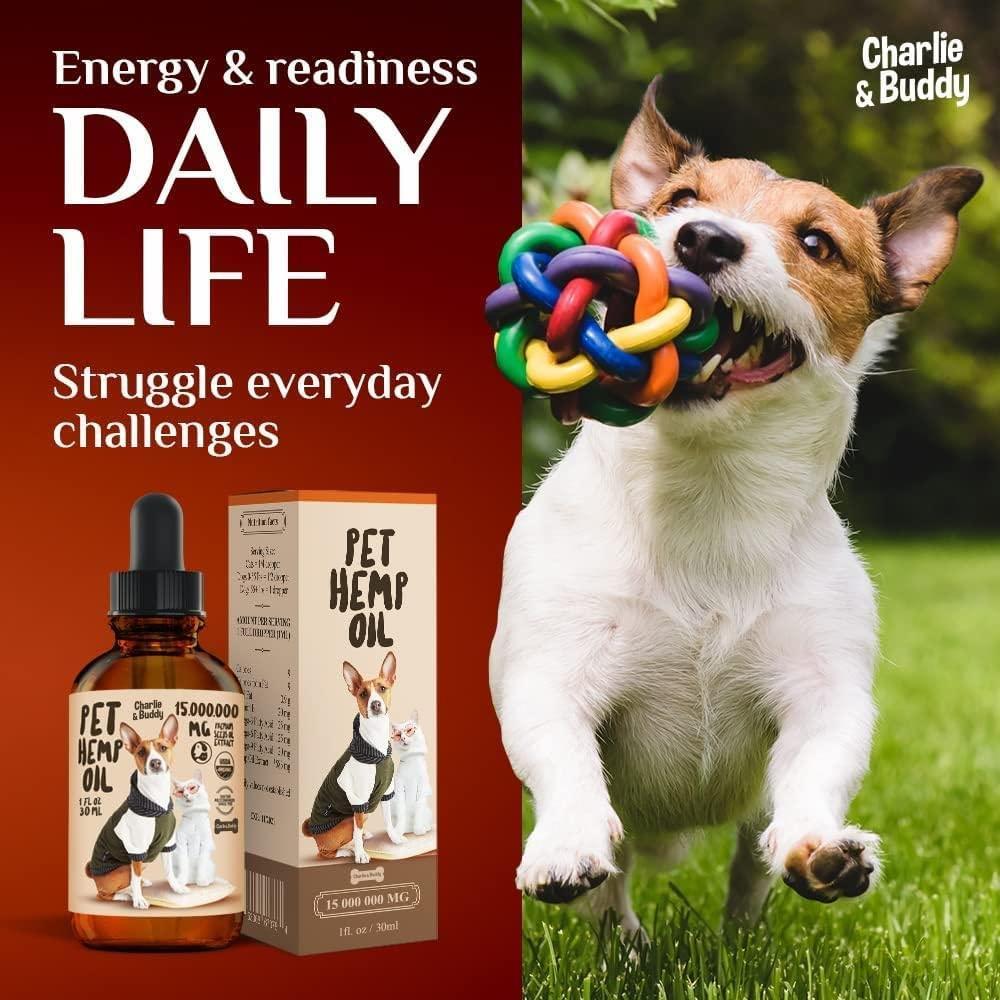 Charlie Buddy Hemp Oil for Dogs Cats