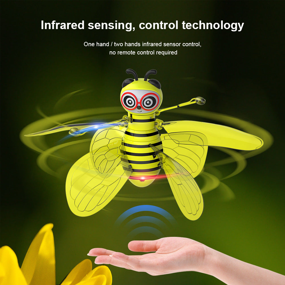 Magical Flying Bee Drone – Infrared Gesture-Controlled Fun for Kids! ✨
