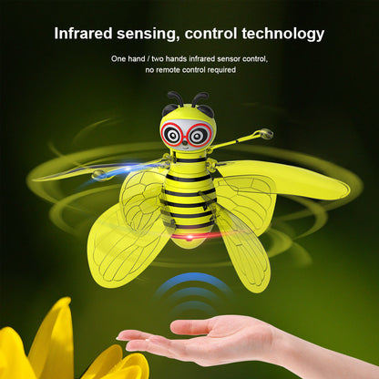Magical Flying Bee Drone – Infrared Gesture-Controlled Fun for Kids! ✨