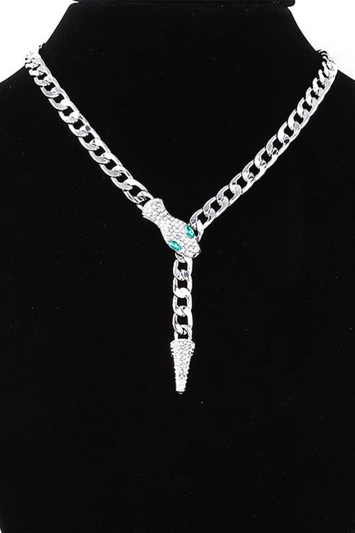 Crystal Snake Iconic Necklace