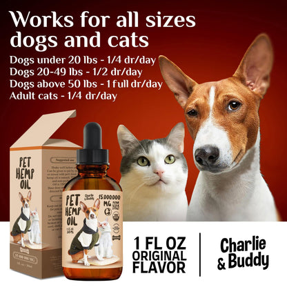 Charlie Buddy   Hemp Oil for Dogs Cats