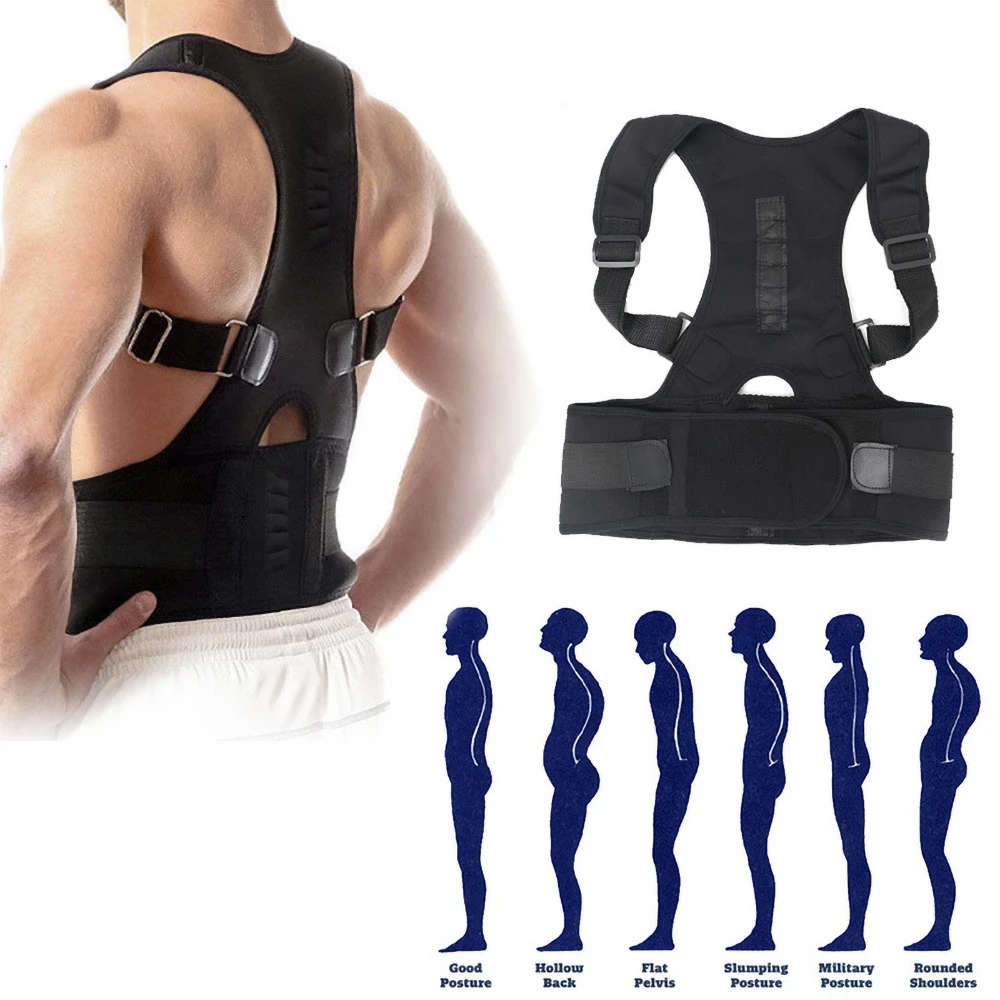 Magnetic Back Shoulder Brace Belt Band