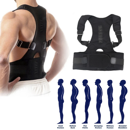 Magnetic Back Shoulder Brace Belt Band