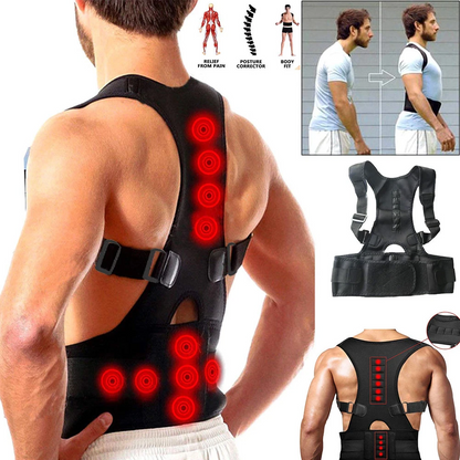 Magnetic Back Shoulder Brace Belt Band