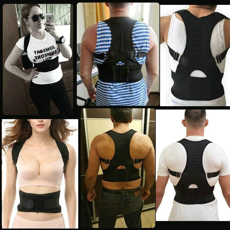 Magnetic Back Shoulder Brace Belt Band
