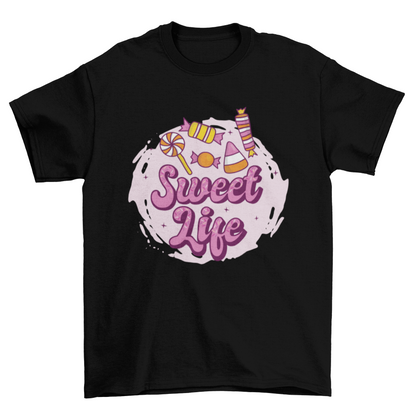 Sweet life t-shirt design Keep Life Simple