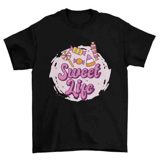 Sweet life t-shirt design Keep Life Simple