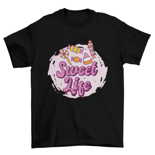 Sweet life t-shirt design Keep Life Simple