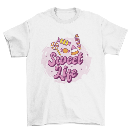Sweet life t-shirt design Keep Life Simple