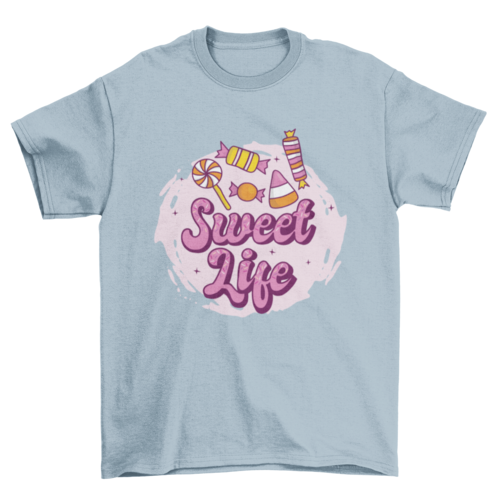 Sweet life t-shirt design Keep Life Simple