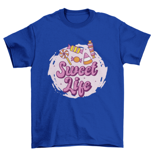Sweet life t-shirt design Keep Life Simple