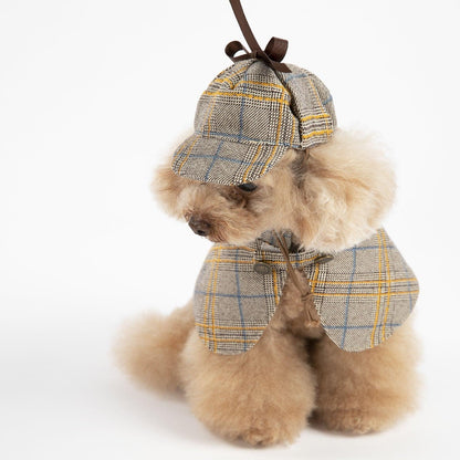 Clever Canine Detective Costume: Stylish And Playful Pet Apparel