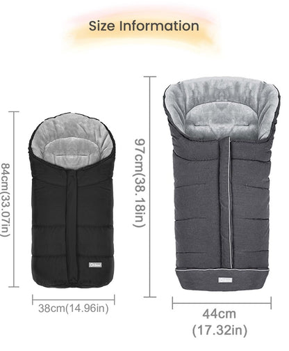 Universal Baby Stroller Footmuff Winter Baby Sleeping Bags Newborn
